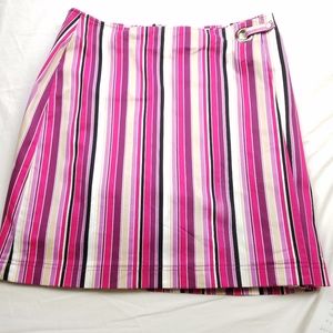 Valerie Stevens Multi Color Skort Sz 12